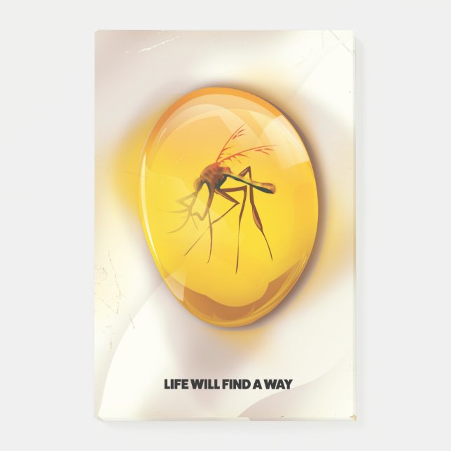 Life will find a way post-it notes (Front)