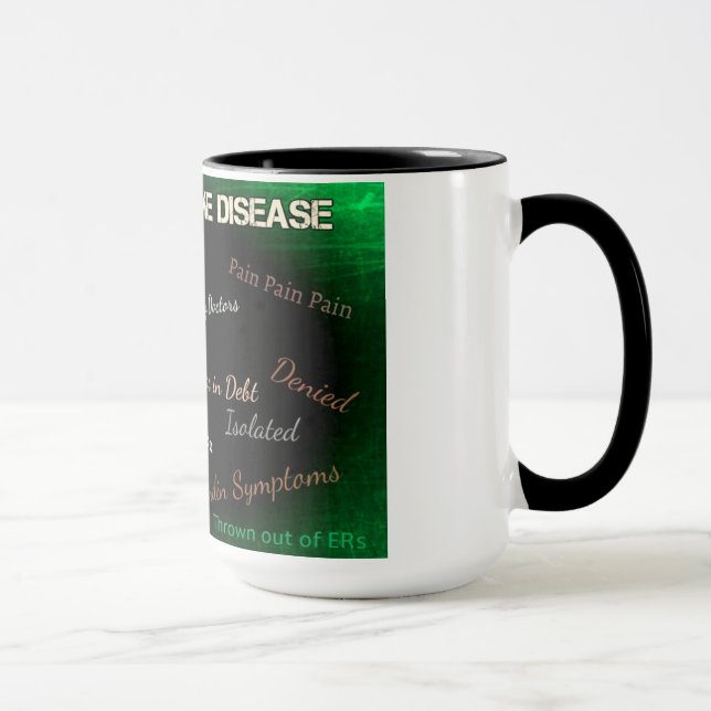 Life with Lyme Disease Coffee Mug (Right)