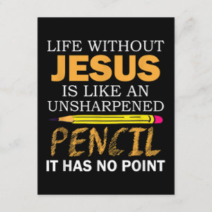 Life Without Jesus Funny Christian Religious Faith Enclosure Card