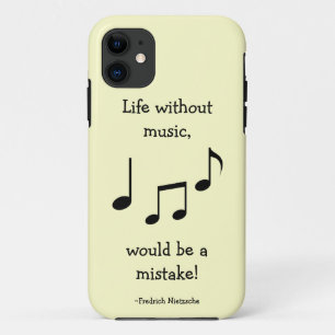Life Without Music iPhone 5 Coque