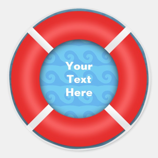 Lifebuoy Classic Round Sticker (Front)