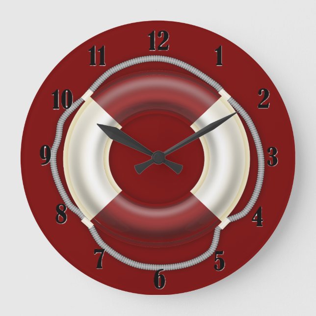 Lifebuoy Large Clock (Front)