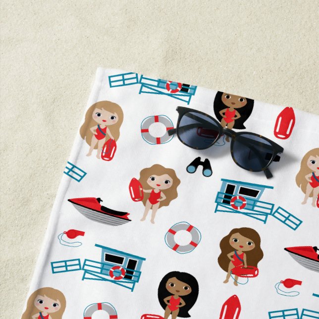 Lifeguard Beach Towel (In Situ)