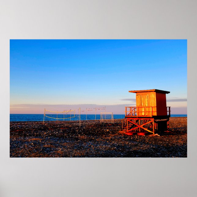 Lifeguard Cabin Poster (Front)