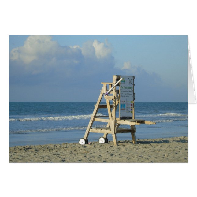 Lifeguard Chair At Folly (Front Horizontal)