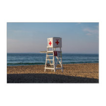 Lifeguard chair on the beach 