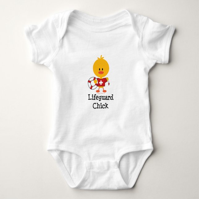 Lifeguard Chick Infant Bodysuit (Front)