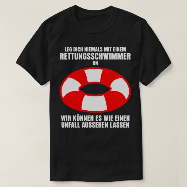 Lifeguard Joke Lifebuoy Classic TShirt (Design Front)