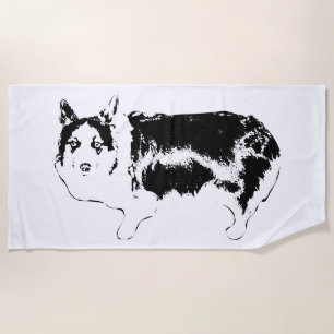 Lifeguard of Snacks Beach Towel