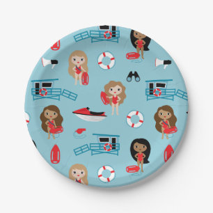 Lifeguard Paper Plates