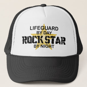Lifeguard Rock Star by Night Trucker Hat