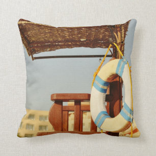 Lifeguard seat throw pillow