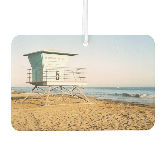Lifeguard Tower in Santa Cruz Air Freshener (Front)