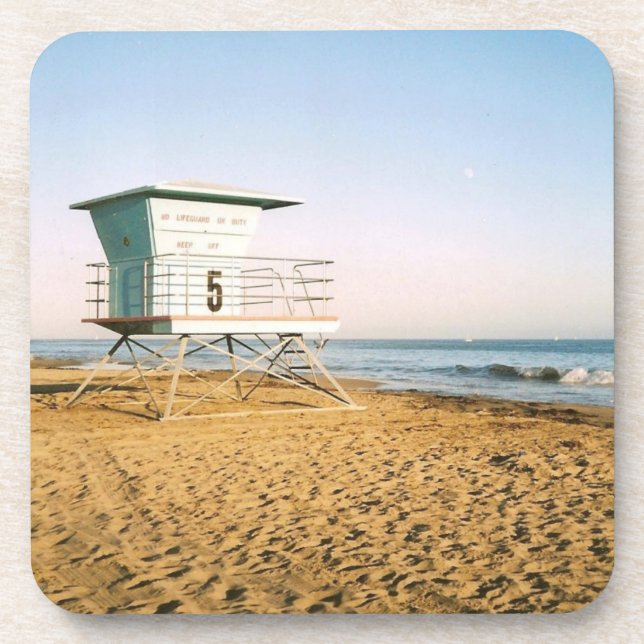 Lifeguard Tower in Santa Cruz Coaster (Front)