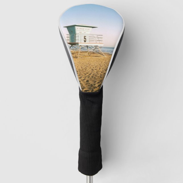 Lifeguard Tower in Santa Cruz Golf Head Cover (Front)