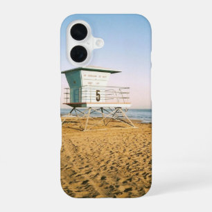 Lifeguard Tower in Santa Cruz iPhone 16 Case