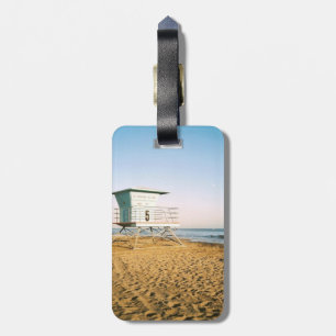 Lifeguard Tower in Santa Cruz Luggage Tag