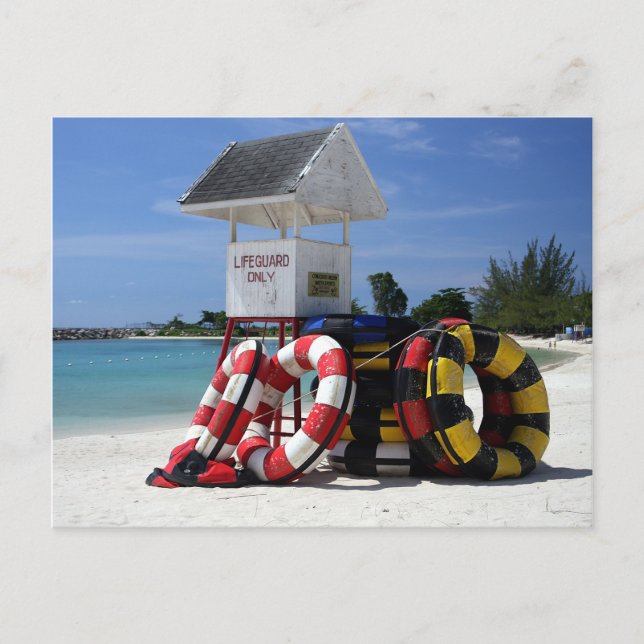 Lifeguard Tower Postcard (Front)