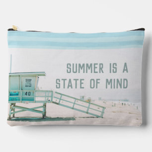 Lifeguard Tower Summer State of Mind  Accessory Pouch