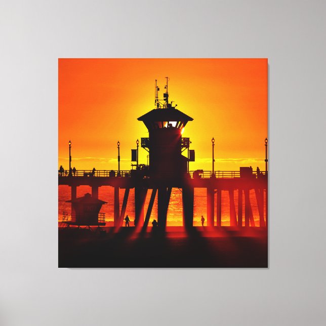 Lifeguard Tower Zero (Canvas 40" x 40")  Canvas Print (Front)