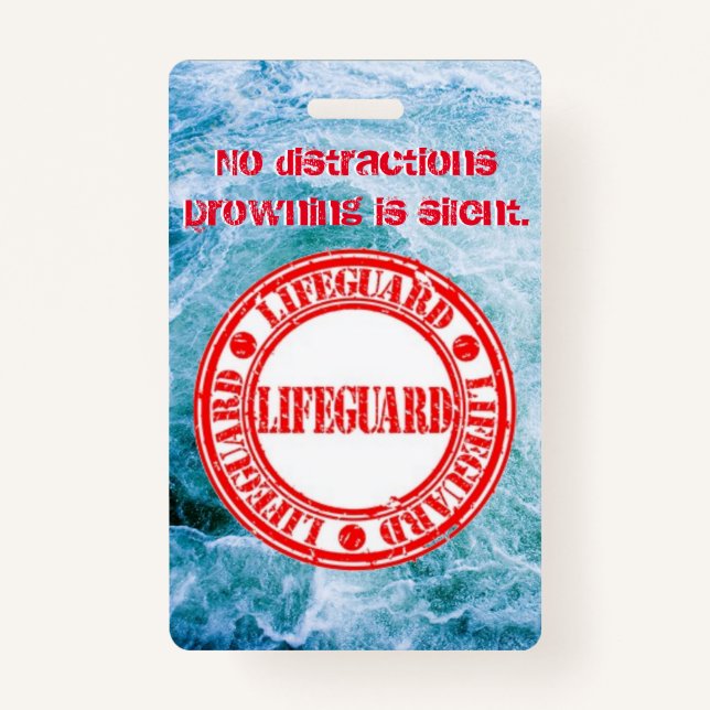 Lifeguard/Water Watcher Badge (Front)