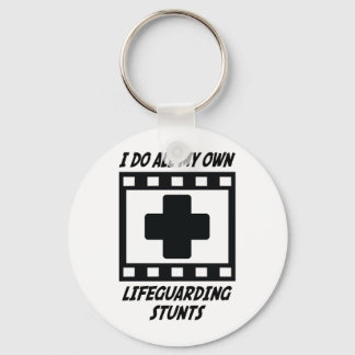 Lifeguarding Stunts Keychain