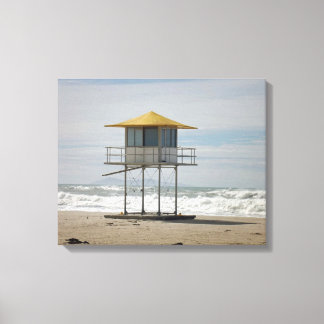 Lifeguards Hut Canvas Print