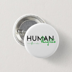 Lifeline to Human Rights 1 Inch Round Button