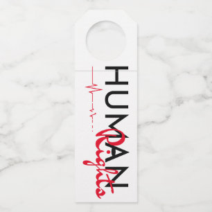 Lifeline to Human Rights Bottle Tag
