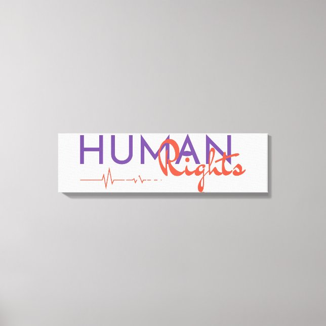 Lifeline to Human Rights Canvas Print (Front)