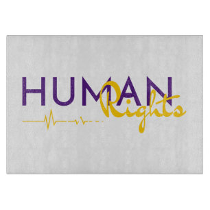 Lifeline to Human Rights Cutting Board