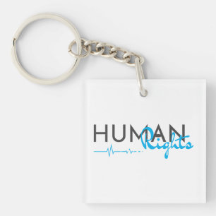 Lifeline to Human Rights Keychain