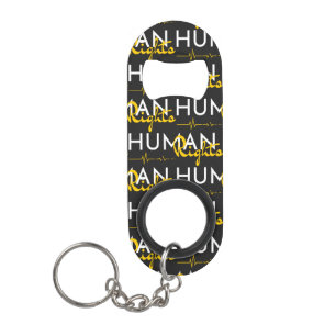 Lifeline to Human Rights Keychain Bottle Opener