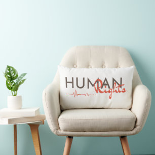 Lifeline to Human Rights Lumbar Pillow