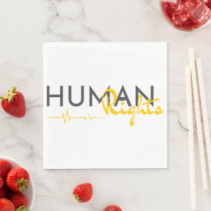 Lifeline to Human Rights Napkin
