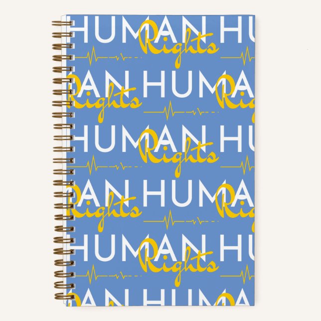 Lifeline to Human Rights Notebook (Front)