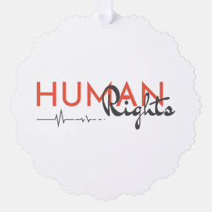 Lifeline to Human Rights Ornament Card