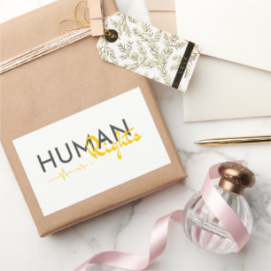 Lifeline to Human Rights Sticker