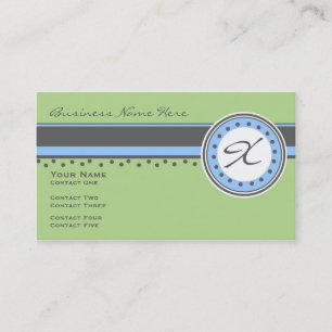 Lifelong Monogram Business Card