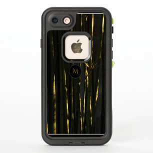 Coque de monogramme Bambou au début de la matinée