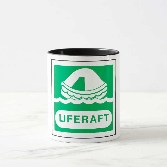 Liferaft Sign Mug (Creator Uploaded)