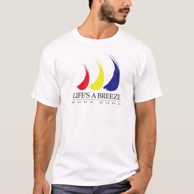 Life's a Breeze™_Paint-The-Wind_Bora Bora t-shirt (Front)