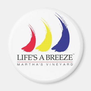 Life's a Breeze™_Paint-The-Wind_Martha's Vineyar Magnet