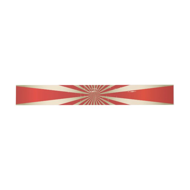 LIFE'S A CIRCUS Bat Bar Mitzvah Invitation Invitation Belly Band (Flat)