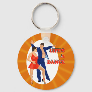Life's A Dance Keychain
