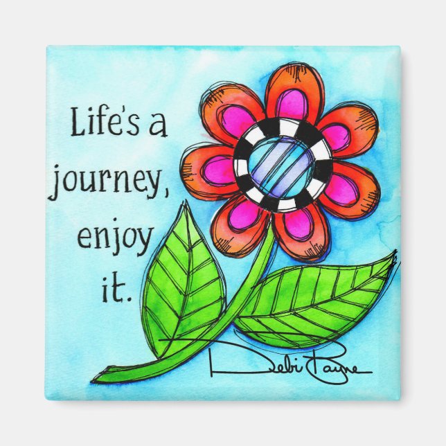 Life's A Journey Magnet (Front)