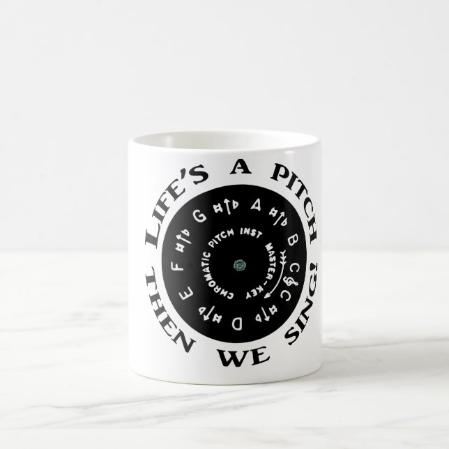 Life's a Pitch Coffee Mug (Center)