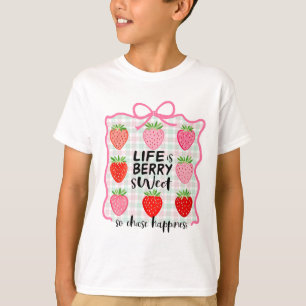 Life's Berry Sweet So Choose Happiness Summer Frui T-Shirt