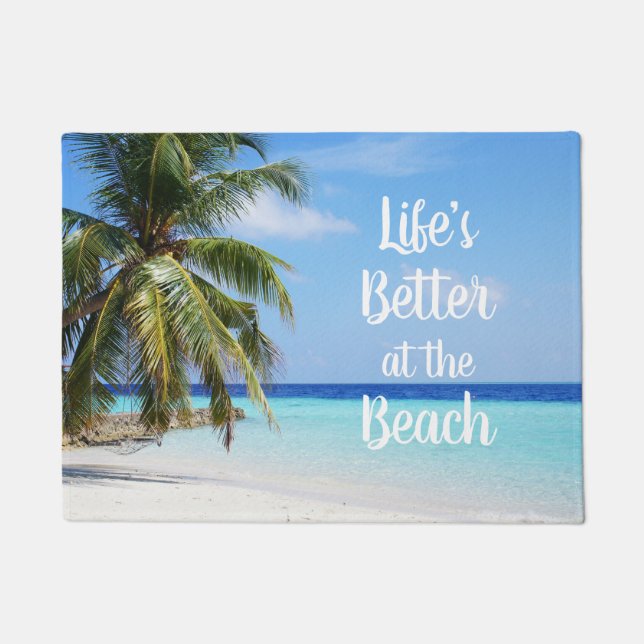 Life's Better at the Beach Doormat (Front)