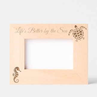 Life's Better by the Sea Etched Frames